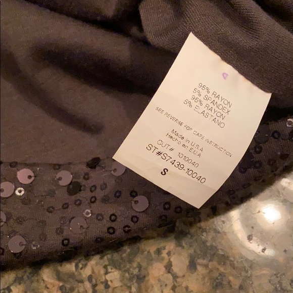 LUSH SEQUINED MINI SKIRT SMALL - Picture 4 of 4